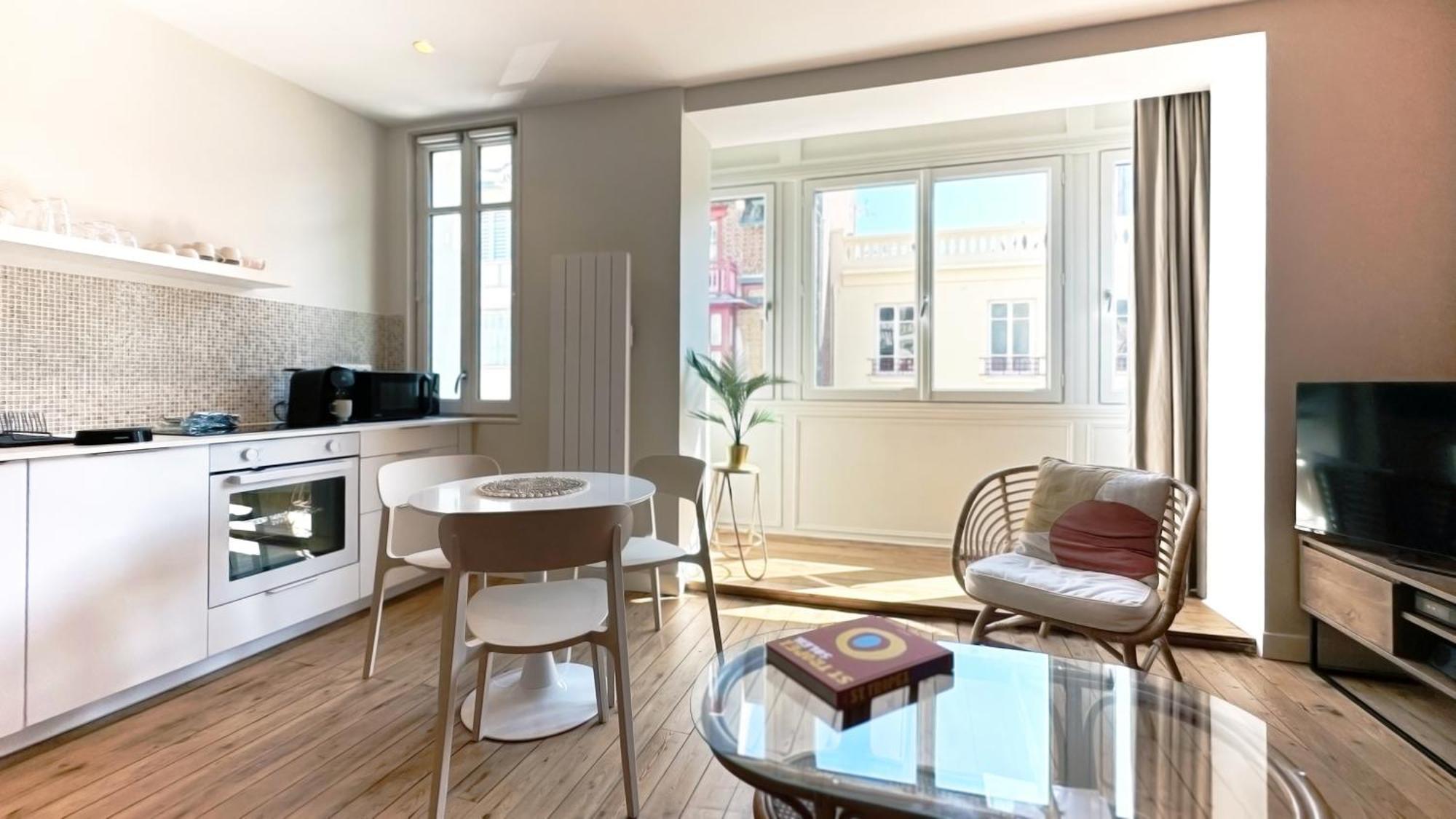 Villa Adele, Bow-Window Vue Mer - Appt 02 Mers-les-Bains Zewnętrze zdjęcie